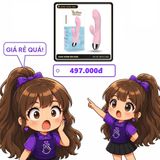 (Che Tên) Dương Vật Giả Beolos Đa NăngHana 309011 Cao Cấp Bảo Đảm