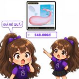 (Che Tên) Trứng rung cá voi nhỏ Little WhaleHana Cao Cấp Bảo Đảm