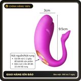 (Che Tên) Trứng rung 10 chế độ ManNuo Little WhaleHana - Hàng Mới Về