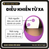 (Che Tên) Trứng rung 10 chế độ ManNuo Little WhaleHana - Hàng Mới Về