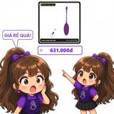 (Che Tên) Trứng rung nòng nọc điều khiển từ xaHana Bảo Mật Tuyệt Đối