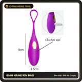 (Che Tên) Trứng rung tình yêu TadpoleHana Chuẩn Auth - sạc USB, chất liệu an toàn cho da, dễ vệ sinh