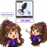 (Che Tên) Trứng rung hậu môn đèn led LufiHana 309059 - Hàng Mới Về