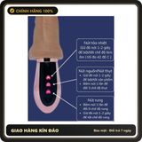 (Che Tên) Dương vật cao cấp DeliteHana Hộp Trắng Kín - sạc USB, chất liệu an toàn cho da, dễ vệ sinh