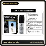 (Che Tên) Xịt Stud 100 Giúp Kéo Dài Thời Gian Cho Nam 12ml 310709 Bảo Mật Tuyệt Đối