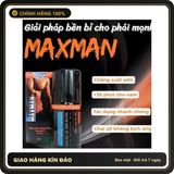 (Che Tên) Xịt maxman của mỹ chính hãng Hộp Trắng Kín - thấm nhanh không nhờn rít, dùng trước khi quan hệ, nhỏ gọn dễ mang theo