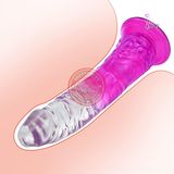 Dương vật giả silicone mềm dẻo Dildo Jelly (không buồi) chính hãng - chất liệu an toàn cho da, dễ vệ sinh, êm ái khi dùng - giao hàng che tên kín đáo