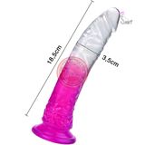 Dương vật giả silicone mềm dẻo Dildo Jelly (không buồi) chính hãng - chất liệu an toàn cho da, dễ vệ sinh, êm ái khi dùng - giao hàng che tên kín đáo