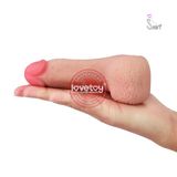 Dương vật giả silicon siêu mềm cho les Lovetoy Limpy Cock chính hãng - silicone mềm mại, chất liệu an toàn cho da, dễ vệ sinh - giao hàng che tên kín đáo