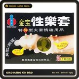 (Che Tên) Bao cao su Gold - Gai và bi - Hộp 2 cái 326656 [Mã CK-SP911168-06] Bảo Mật Tuyệt Đối