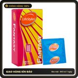 (Che Tên) Bao cao su có gân quanh thân Lifestyle Fantasy ( Hộp 12 ) [Mã CK-SP912053-04] - Hàng Mới Về