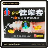 (Che Tên) Bao cao su nhiều bi lớn gold bao [Mã CK-SP912647-07] Cao Cấp Bảo Đảm