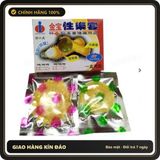 (Che Tên) Bao cao su tăng khoái cảm Gold Gai hộp 2 chiếc chính hãng [Mã CK-SP913115-02] Hộp Trắng Kín