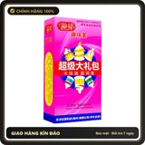 (Che Tên) Hộp 6 Bao Cao Su Tổng Hợp Gai Bi Râu Soắn Ốc Sensitive [Mã CK-SP913115-07] Bảo Mật Tuyệt Đối