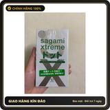 (Che Tên) Bao cao su Sagami Xtreme White với các hạt gai liti, mang lại cảm giác mới lạ – Hộp 10 bao Cao Cấp Bảo Đảm