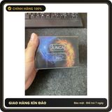 (Che Tên) Bao cao su Juncai Ice & Fire siêu mỏng 001, siêu nhẹ, gel nóng lạnh đan xen – Hộp 10 bao - Hàng Mới Về