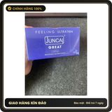 (Che Tên) Bao cao su Juncai Great hương dâu siêu mỏng 001, size lớn 55mm, cảm giác chân thật – Hộp 10 bao Hỗ Trợ 24/7