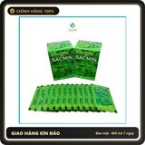 (Che Tên) Gói súc miệng Sacmin - Vệ sinh răng miệng, Súc miệng nước muối sạch khuẩn hương thơm mát-Hộp 12 gói Hỗ Trợ 24/7