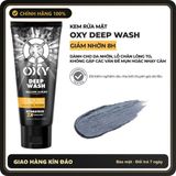 (Che Tên) Sữa rửa mặt có hạt sạch sâu OXY Deep Wash (Scrub) 100g giảm bóng dầu, sạch khuẩn, cảm giác mát lạnh Bảo Mật Tuyệt Đối