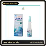 (Che Tên) Ospay Natural-Nước xịt rửa mũi giúp làm giảm nghẹt mũi,sổ mũi, loại bỏ vi khuẩn, vệ sinh khoang mũi Bảo Mật Tuyệt Đối