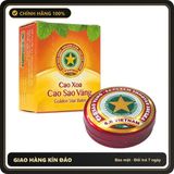 (Che Tên) Cao sao vàng - Giảm nhức đầu, Giảm đau bụng, Say tàu xe - Hôp 3g Cao Cấp Bảo Đảm