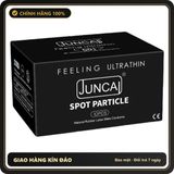 (Che Tên) Bao cao su Juncai Spot Particle siêu mỏng 001, gai liti đan xen, cảm giác mới lạ – Hộp 10 bao Chuẩn Auth