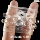 Bao cao su đôn dên bi đúc liền dẻo dai ôm sát