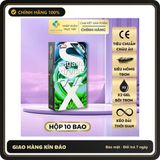 (Che Tên) Bao cao su Sagami Spearmint siêu mỏng, kéo dài quan hệ, hương bạc hà - Hộp 10 chiếc Cao Cấp Bảo Đảm