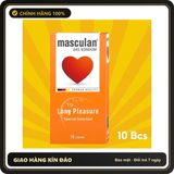 (Che Tên) Bao Cao Su Đức Masculan Siêu Mỏng Và Kéo Dài Thời Gian - Hộp 10 bao Hộp Trắng Kín