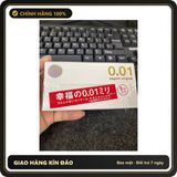 (Che Tên) Bao cao su Sagami 001 siêu mỏng từ Nhật Bản mang lại cảm giác chân thật - Hộp 5 bao Hỗ Trợ 24/7