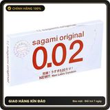 (Che Tên) Bao cao su Sagami Nhật Bản siêu mỏng 002 mang lại cảm giác chân thật - Hộp 2 bao Giao Nhanh Toàn Quốc