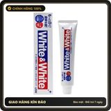 (Che Tên) Tuýp kem đánh răng White & White Lion Nhật Bản trắng sáng Bảo Mật Tuyệt Đối