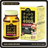 (Che Tên) Viên Uống Orihiro Nattokinase 4000FU Japan Phòng Ngừa Đột Qụy 470mg Giao Nhanh Toàn Quốc