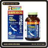 (Che Tên) Sụn vi cá Orihiro Squalene Nhật Bản chính hãng giúp hỗ trợ xương khớp - lọ 360 viên Bảo Mật Tuyệt Đối