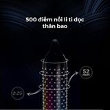 Bao cao su Shell Play Cocks 6 tính năng - Hộp 10 cái + 3 vòng đeo kéo dài thời gian - Gwen Shop Chính Hãng