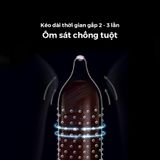 Bao cao su Shell Play Cocks 6 tính năng - Hộp 10 cái + 3 vòng đeo kéo dài thời gian - Gwen Shop Chính Hãng