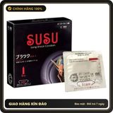 (Che Tên) Bao cao su Nhật Bản SuSu siêu mỏng, trơn, kéo dài thời gian - Hộp 3b - Hàng Mới Về