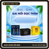 (Che Tên) Bao cao su Juncai Đen dài siêu mỏng 001, gai nhỏ, Hộp 10c - Hàng Mới Về