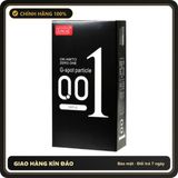 (Che Tên) Bao cao su Juncai đen dài 001, siêu mỏng, có gai, cảm giác mới lạ - Hàng Mới Về