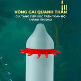 Bao cao su OLO Nai - Gai đầu - Hộp 1 cái + 1 bi silicon - Gwen Shop Chính Hãng
