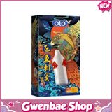 Bao cao su OLO Cá thần - Gai cạnh - Hộp 1 cái + 1 bi silicon - Gwen Shop Chính Hãng