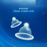Bao cao su OLO Cá thần - Gai cạnh - Hộp 1 cái + 1 bi silicon - Gwen Shop Chính Hãng