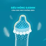 Bao cao su Shell Play Aura 6 tính năng - Hộp 10 cái + 5 vòng đeo kéo dài thời gian - Gwen Shop Chính Hãng