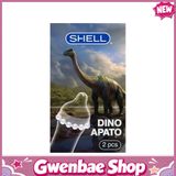 Bao cao su Shell Dino Apato - Hộp 1 vòng 12 bi lớn + 1 bao Shell Performax ( - Hộp 2 cái) - Gwen Shop Chính Hãng