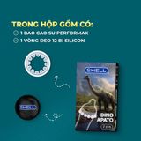 Bao cao su Shell Dino Apato - Hộp 1 vòng 12 bi lớn + 1 bao Shell Performax ( - Hộp 2 cái) - Gwen Shop Chính Hãng
