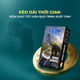 Bao cao su Shell Dino Apato - Hộp 1 vòng 12 bi lớn + 1 bao Shell Performax ( - Hộp 2 cái) - Gwen Shop Chính Hãng