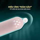 Bao cao su OLO Rồng vàng - Gai bi vòng - Hộp 1 cái + 1 bi silicon - Gwen Shop Chính Hãng