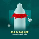 Bao cao su OLO Rồng vàng - Gai bi vòng - Hộp 1 cái + 1 bi silicon - Gwen Shop Chính Hãng