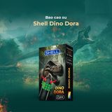 Bao cao su Shell Dino Dora - Hộp 1 bao gai, 3 vòng bi + 1 bao Shell Performax ( - Hộp 2 cái) - Gwen Shop Chính Hãng