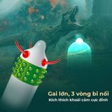 Bao cao su Shell Dino Dora - Hộp 1 bao gai, 3 vòng bi + 1 bao Shell Performax ( - Hộp 2 cái) - Gwen Shop Chính Hãng